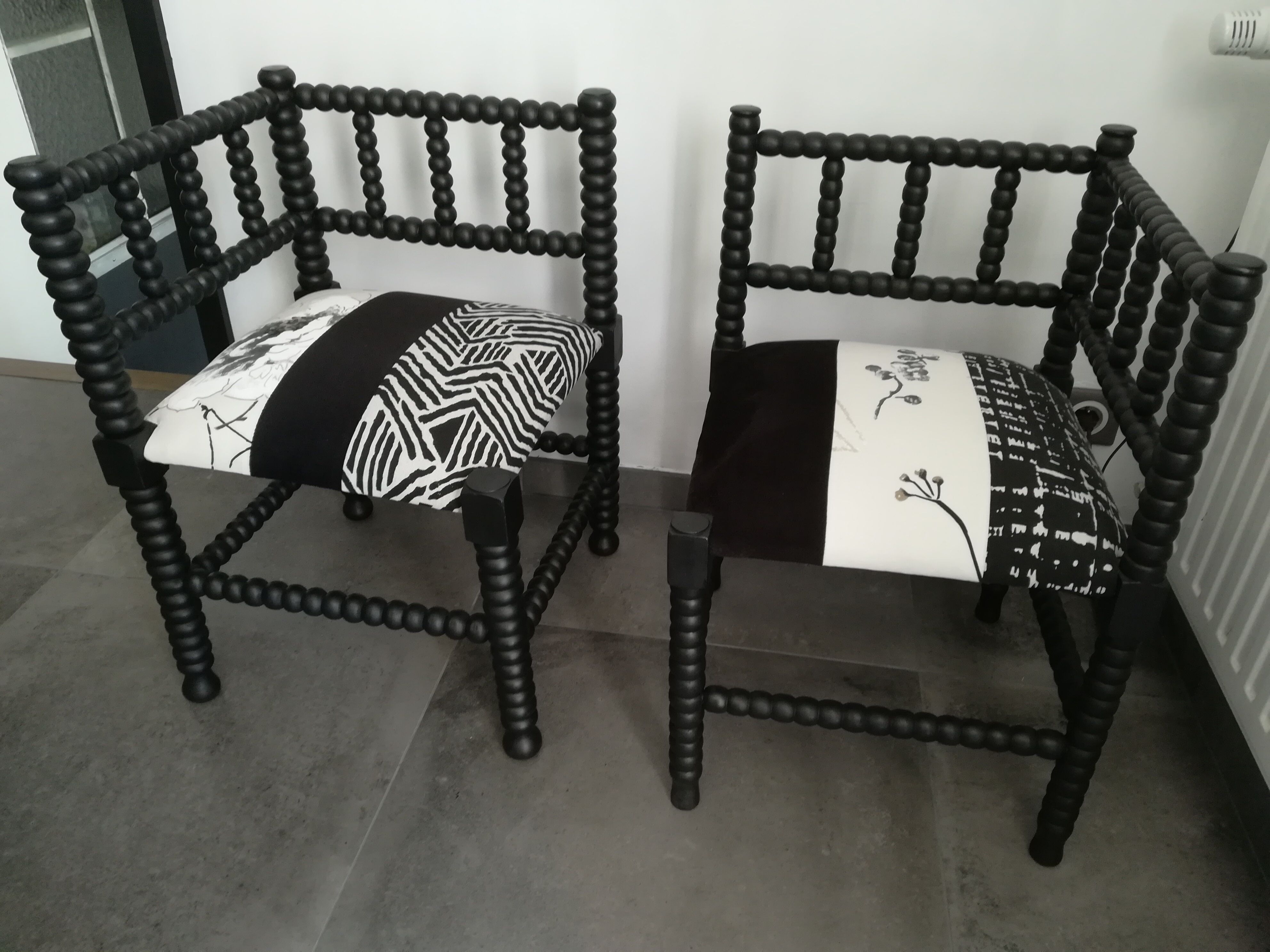 Pair of small armchairs