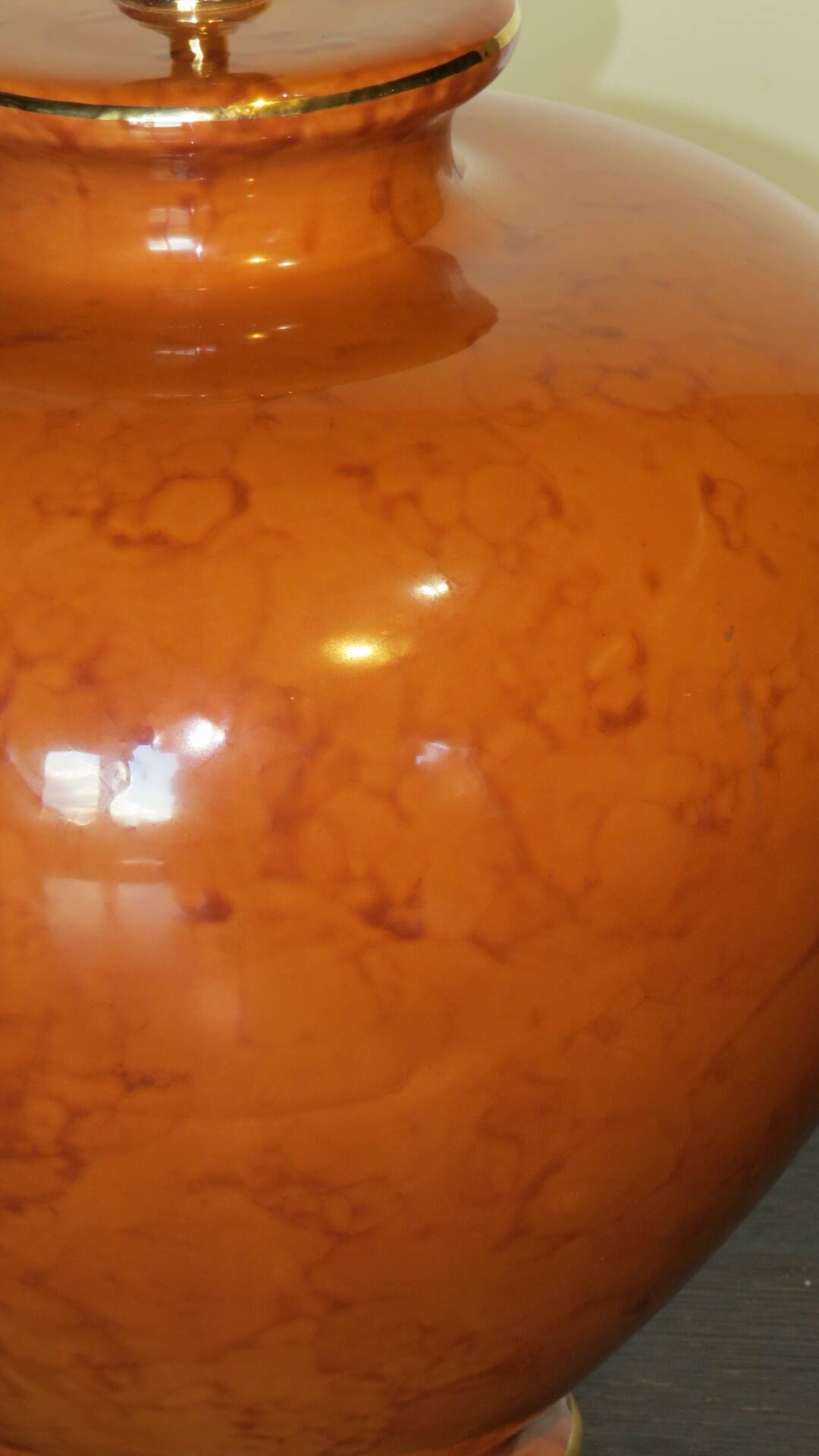 Large ceramic lamp base from the 70's,