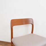 Danish Teak Dining Chair Model 75 by Niels Otto Møller for J.L. Møllers, 1960s, Set of 6.