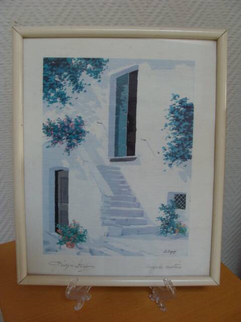 Tableau, lithograph by Giogino Zuppini signed.