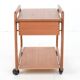 Sika Mobler sewing trolley, teak, Denmark, vintage, 1960s