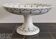 Old compotier iron earth gien green garland 1900-1930