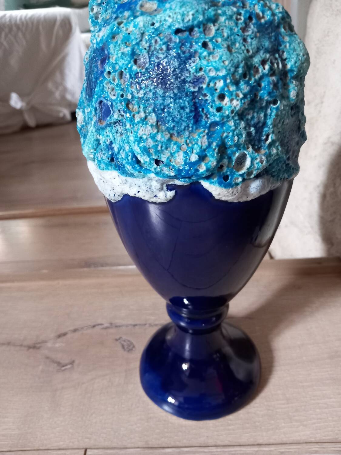 Fat VallaurisLava ceramic vase/amphora/jar