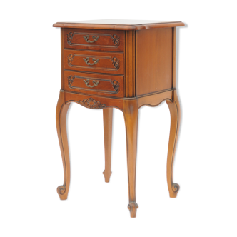 Bedside table with 3 drawers