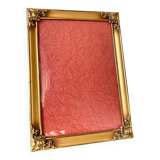 Vintage Metal Picture Frame 23 cm x 17 cm CONVEX glass