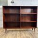 Vintage Scandinavian rosewood bookcase by Brouer, 1960s