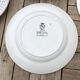 Ensemble de 7 assiettes plates christiane sarreguemines et digoin