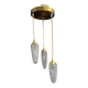 Vintage diamond point rocket suspension cascade globes