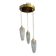 Vintage diamond point rocket suspension cascade globes