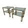 Tables d'appoint/chevets Hollywood Regency Design 70s