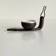 Brutalist vintage snail shape candle holder