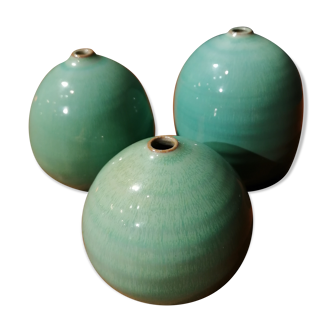 Vintage soliflores vases by ceramist Antonio Lampecco