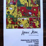 Poster Exhibition Henri Jean FIAP 1975