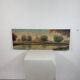 Table Painting Old landscape signed circa 1960