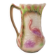Antique Barbotine Pitcher from the Saint Clément Factory, Heron Decor