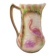 Antique Barbotine Pitcher from the Saint Clément Factory, Heron Decor