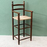 Children's high chair, straw
