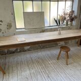 4m XXL pine and oak farmhouse table