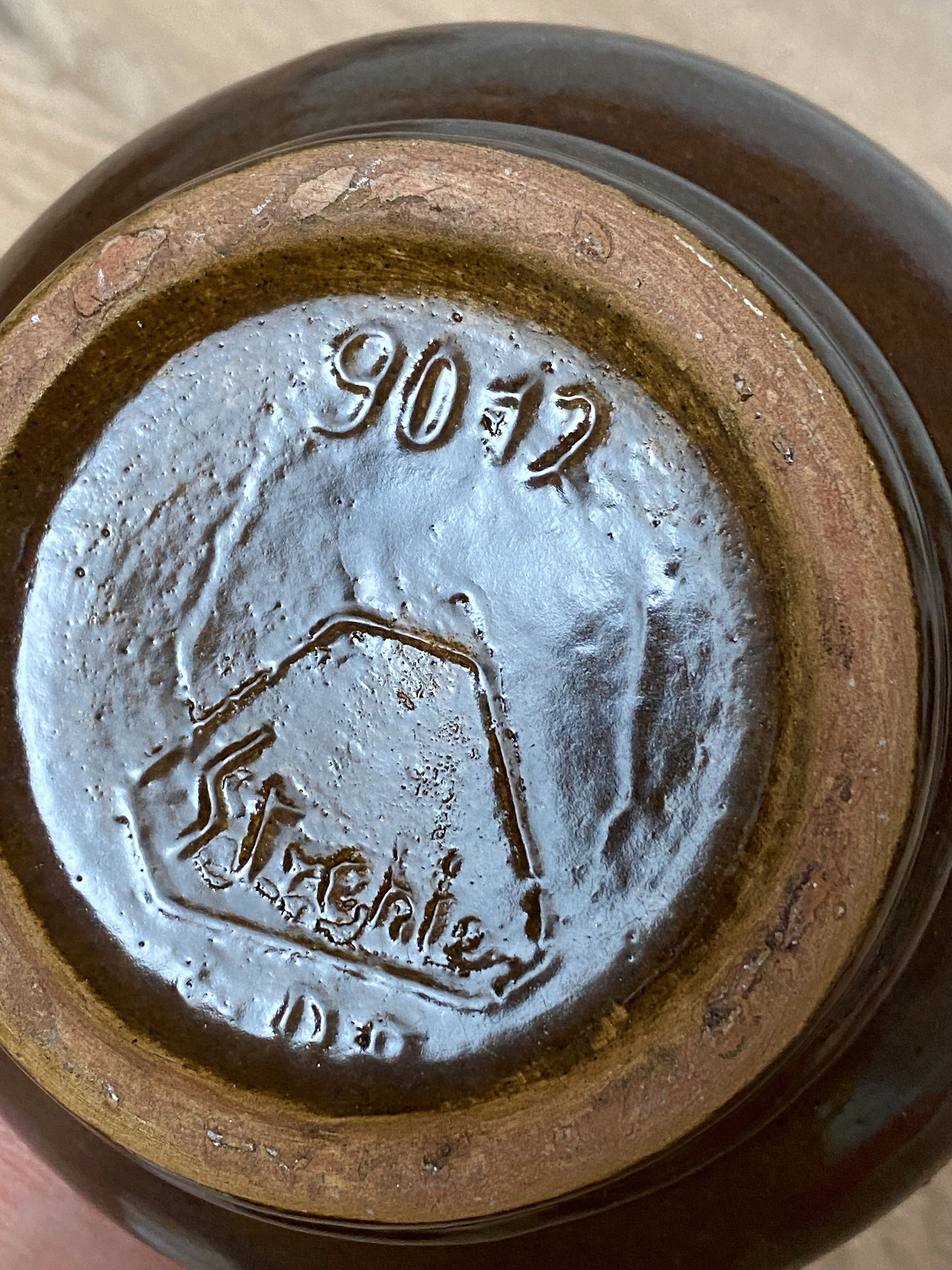 Vintage ceramic vase Strehla Germany