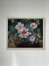 Toile huile sur bois fleurs