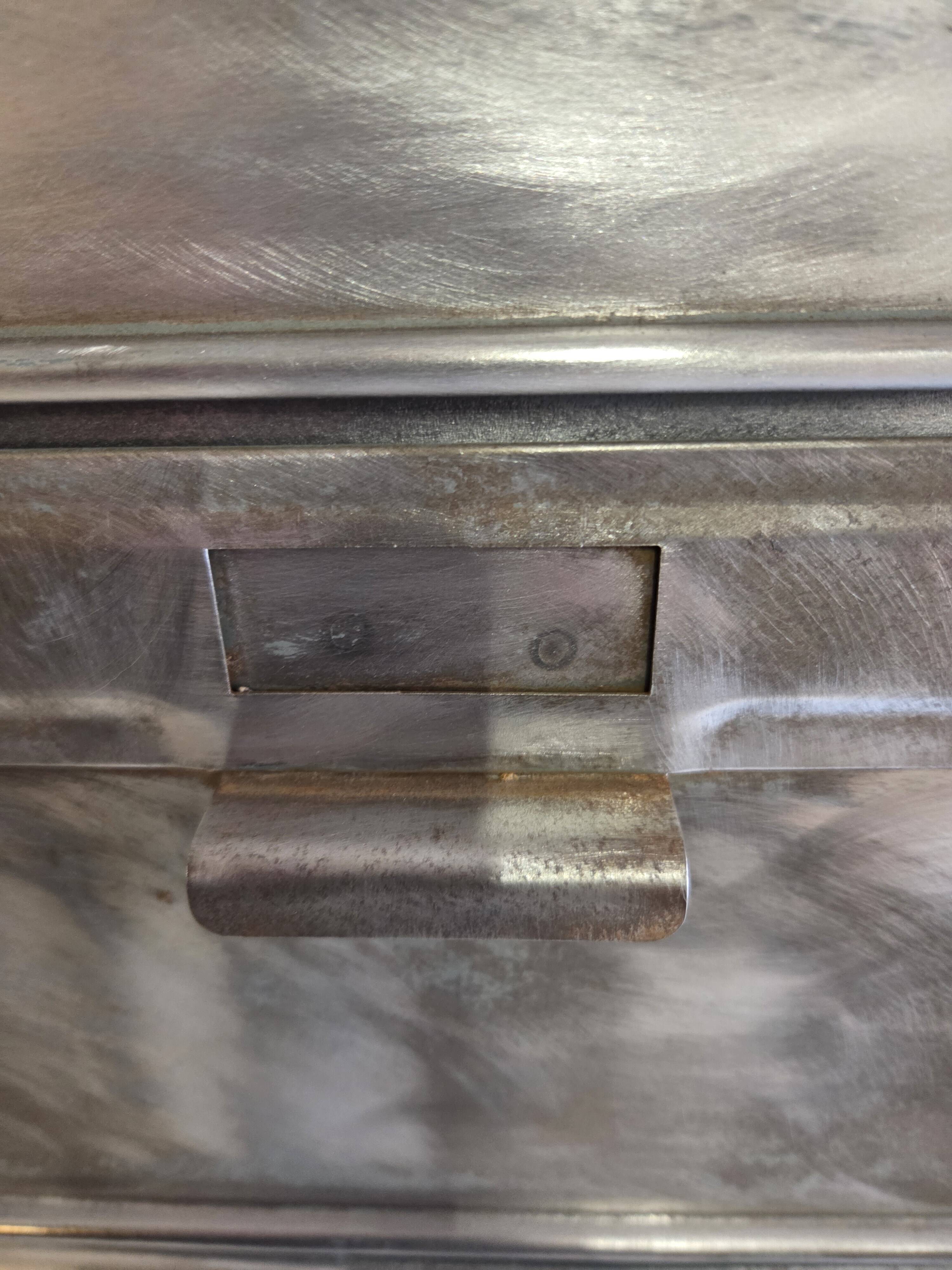 steel locker with flaps