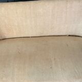 Sofa art deco 1930 geometric wood structure