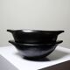 Pair of black pottery bowls from Chamba, Colombia, Pijao craftsmanship, years.