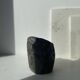 Asymmetrical sculpted concrete vase