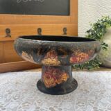 Handmade Terracotta Fruit Bowl / Centerpiece on Pedestal
