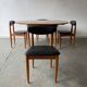 1960s Mid-Century dining table and dining chairs by Schreiber Furniture