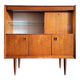 Vintage sideboard, antique bar cabinet, secretary bookcase