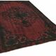 Overdyed Wool Vintage Handmade Carved Rug 169 cm x 288 cm