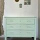 Oak chest of drawers