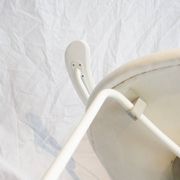 Chair Mod. 3207 Arne Jacobsen white leather