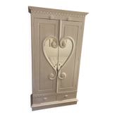 Armoire miroir en coeur