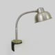 Old industrial articulated lamp with vice. Year 50