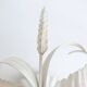 Ceiling light foliage in white metal early 1970s