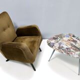 Triangular Wooden Coffee Table by Carmelo La Gaipa, Italy 2018