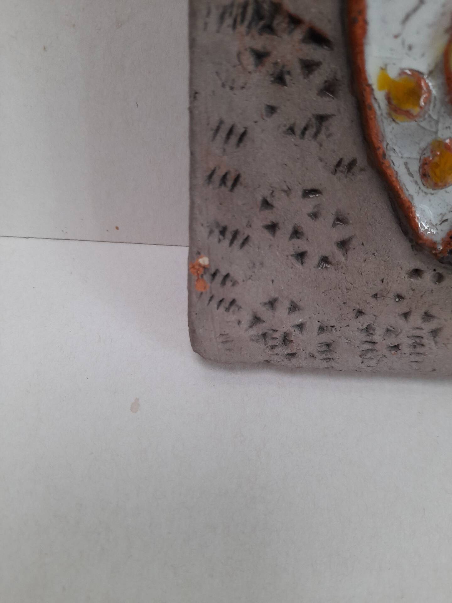 Large wall ceramic Cat by Renate Rhein