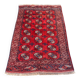 Pakistani Bukhara Carpet 152x118 Wool Mori Handcrafted Red Oriental