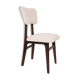 Mid-century modern chair in light cream boucle, 1960s