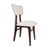 Mid-century modern chair in light cream boucle, 1960s
