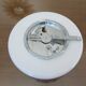Pair of white opaline ceiling light 1970s