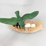 Sculpture Art Déco en marbre, onyx et épeautre