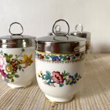 English porcelain pots cooked-egg