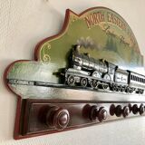Country Corner Train Coat Rack