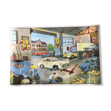 School poster oge hachette garage/piscine