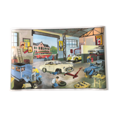 School poster oge hachette garage/piscine