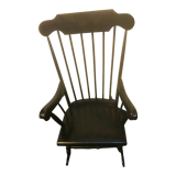 Rocking-chair black Stol Kamnik 1950 vintage