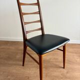 Set of 6 Scandinavian Teak Chairs by Niels Koefoeds, 1960s